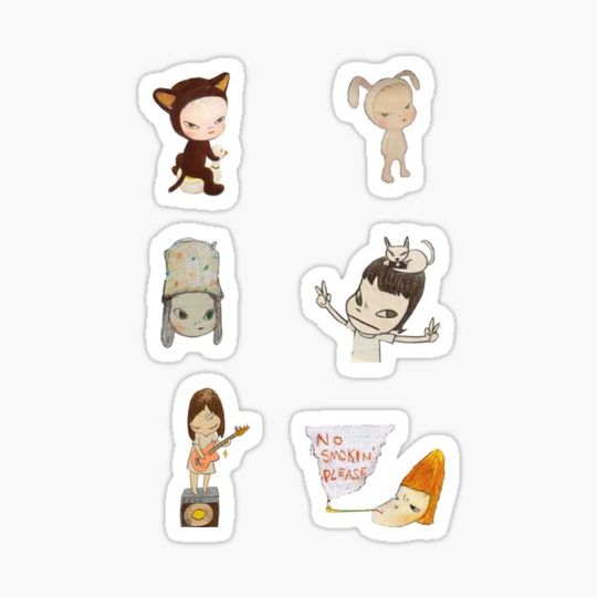 Discover yoshitomo nara sticker pack