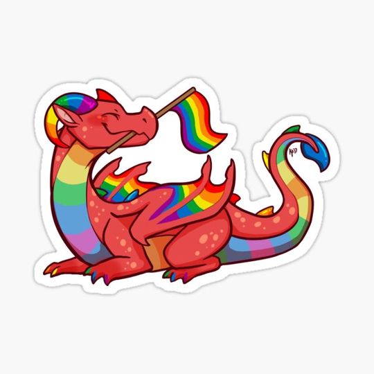 Discover Gay Pride Flag Dragon (1st Edition)