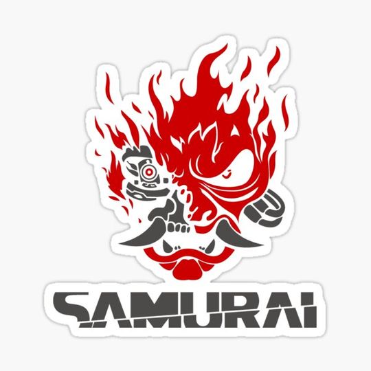 Discover Samurai Logo - White background/Improved