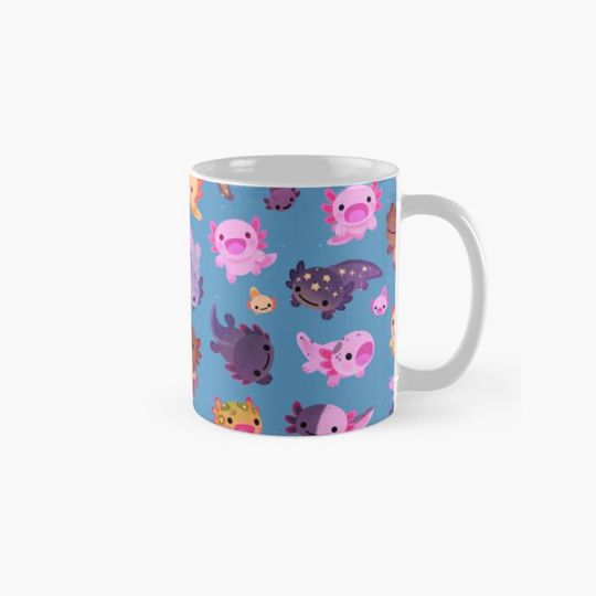 Discover Happy axolotl - blue