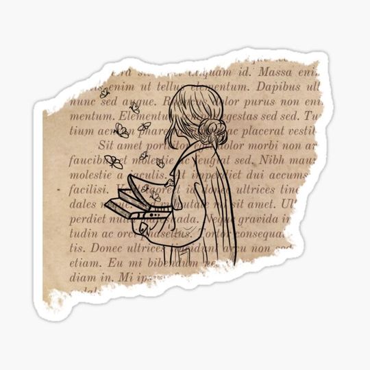 Discover A girl reading