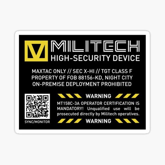 Discover Militech High-Security Device