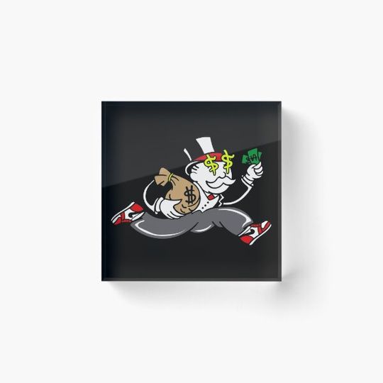 Discover monopoly guy with money