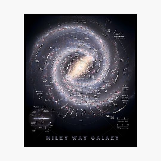 Discover Milky Way Galaxy Map HD