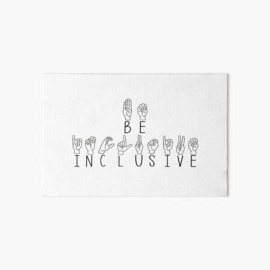Discover Be Inclusive ASL