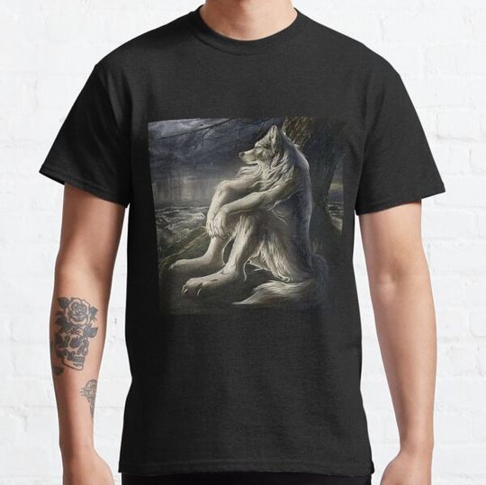 Discover emo wolf sitting