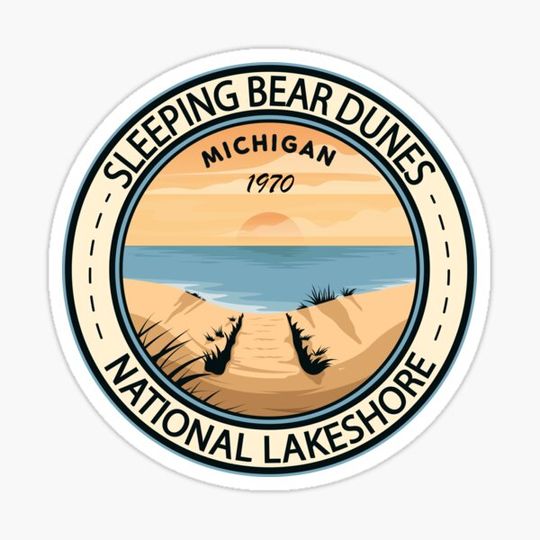 Discover Sleeping Bear Dunes National Lakeshore Michigan Badge