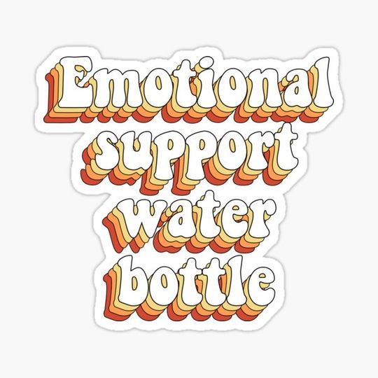 Discover Emotional Support Water Bottle