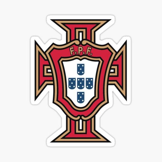 Discover Portugal Soccer Logo Sticker