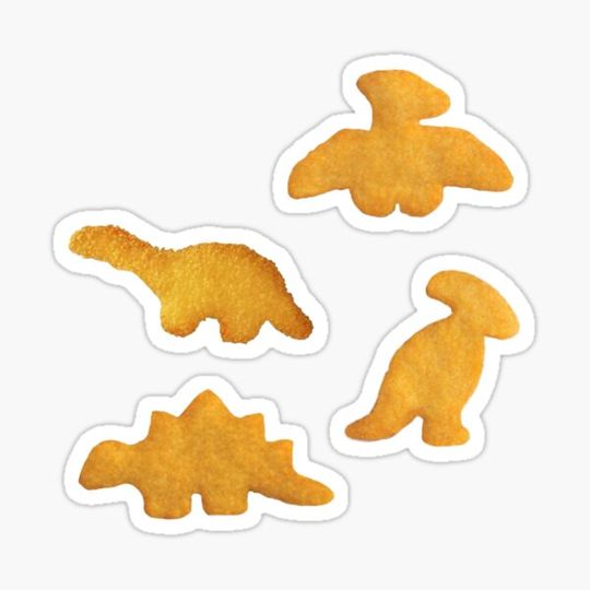 Discover Dinosaur chicken nuggets