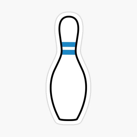 Discover Bowling pin sticker