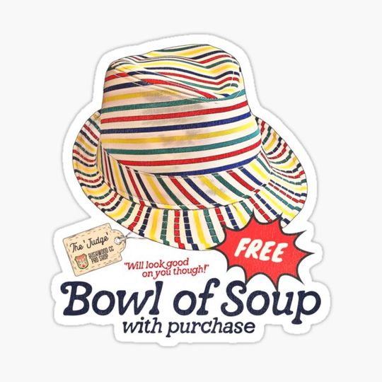 Discover Caddyshack Golf Movie Quote ● Free Bowl of Soup With That Hat