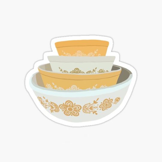 Discover Floral Pyrex Bowl Set