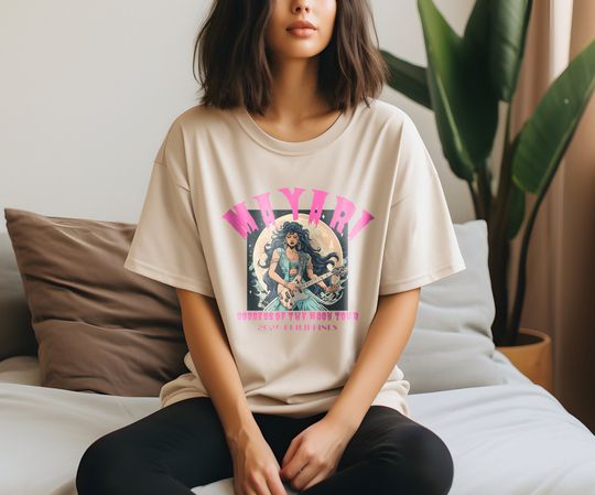 Discover Mayari Filipina Goddess T-shirt, Unique Gift for Her, Mythology Gift, Vintage Tour Shirt