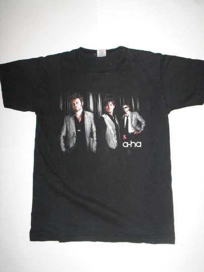 Discover A-ha  Tour T-Shirt 2009 European Tour Vintage