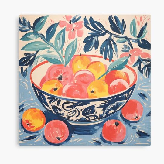 Discover a bowl of peachs