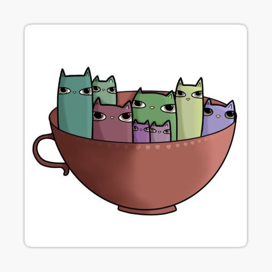 Discover Cats in teacup