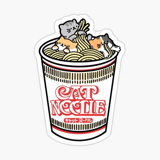 Discover Cat noodle cute ramen