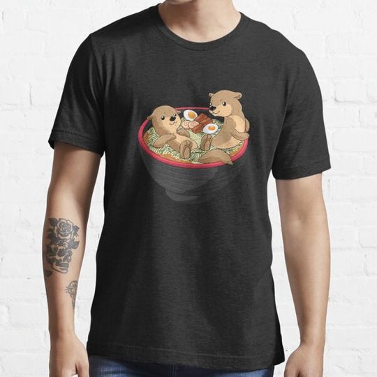 Discover Kawaii Otter Shirt Japanese Ramen noodles soup Otter Lover