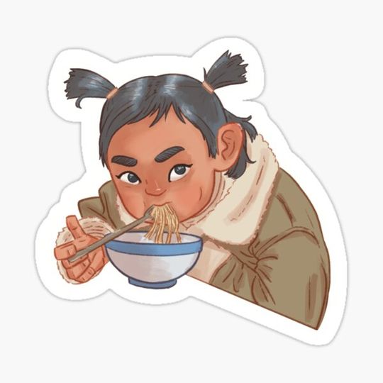 Discover Cute Kid Eats Ramen Noodles