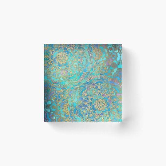 Discover Sapphire & Jade Stained Glass Mandalas