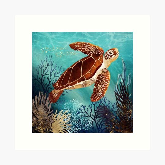 Discover Metallic Sea Turtle