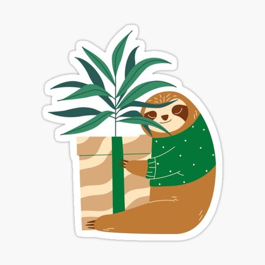 Discover Sloth Shaped Potted Houseplant