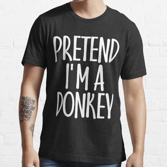 Discover Fun Easy Pretend I'm Donkey Costume Gift Joke Halloween