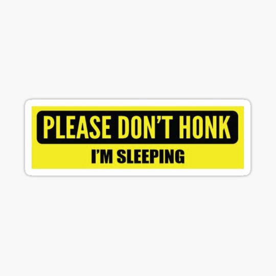 Discover Im Sleeping Bumper Sticker