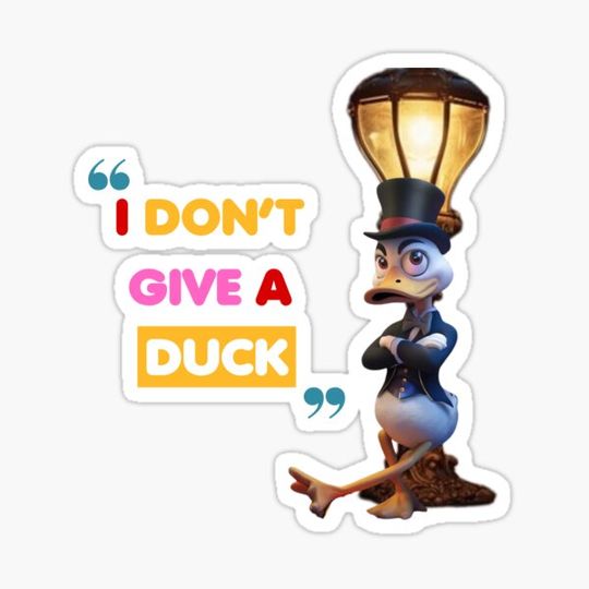 Discover I don't give a duck t-shirt