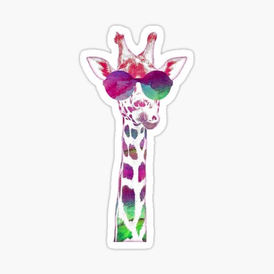 Discover Colorful Giraffe