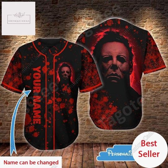 Discover Halloween Michael Myers Baseball Jersey, Custom Michael Myers Baseball Shirt