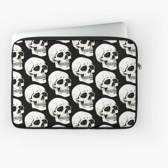 Discover Human Skull Black Pattern