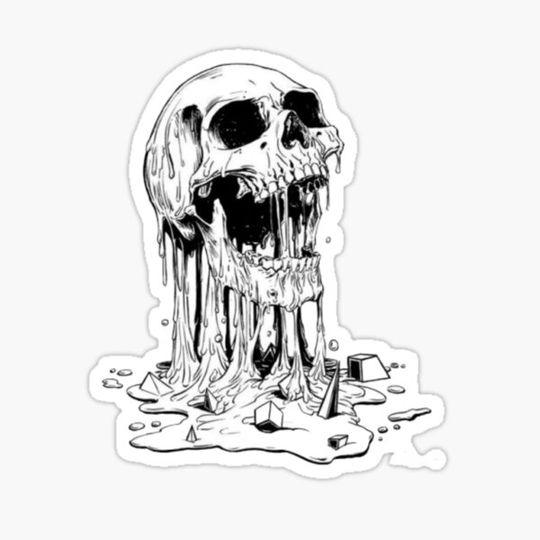 Discover melting skull