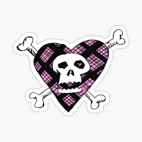 Discover Heart with Skull