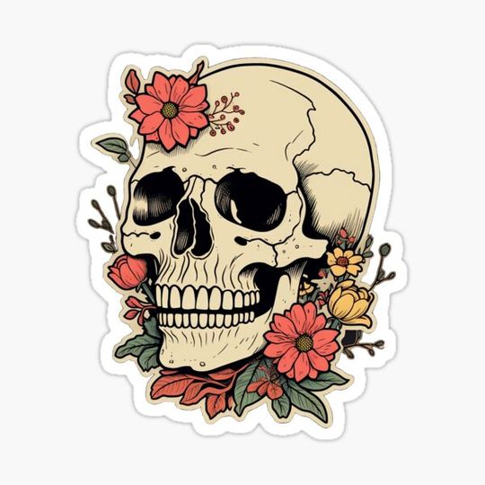 Discover Skull in Flowers
