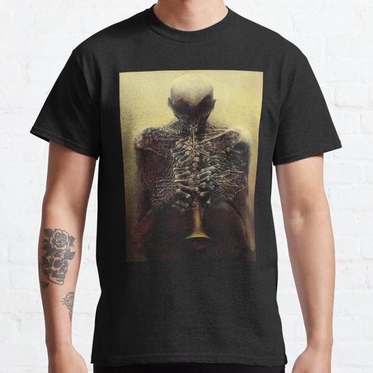 Discover Untitled (The Flutist) by Zdzislaw Beksinski