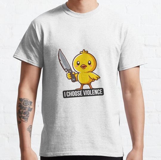 Discover I Choose Violence Funny Duck