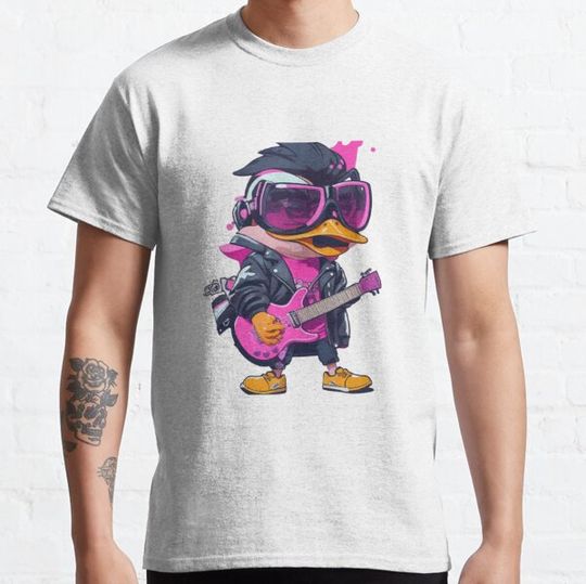 Discover cute pink duck
