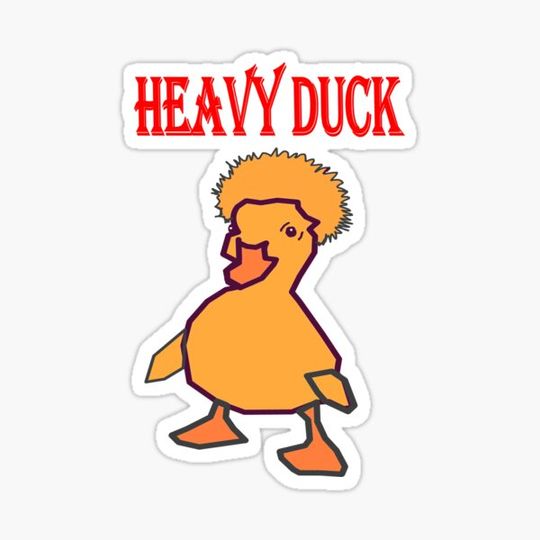 Discover Funny Print Duck - Heavy Duck