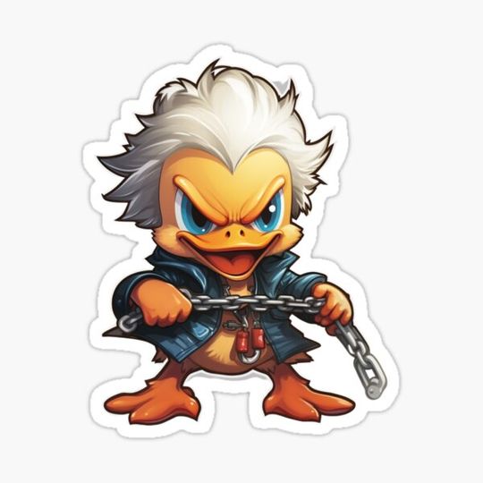 Discover Duck with a chain