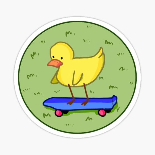 Discover Duck On A Skateboard