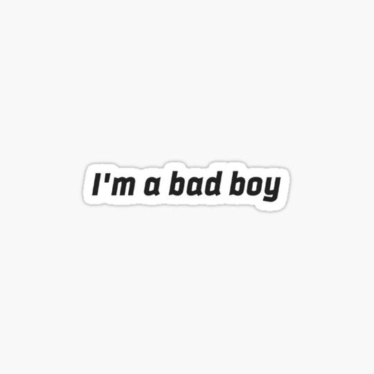 Discover I'm a bad boy - Suga once said