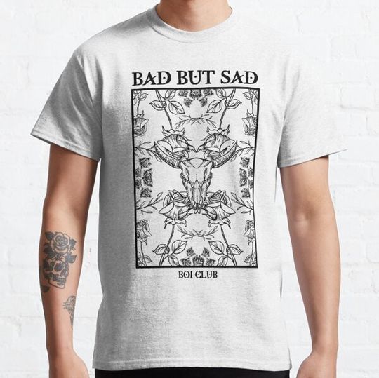 Discover Bad but sad boi club skull flower