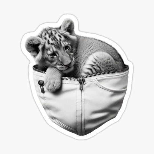 Discover Pocket tiger animal Classic T-Shirt