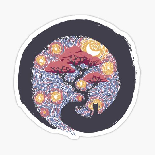 Discover Sumie Starry Night Cat by Tobe Fonseca