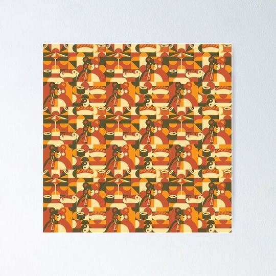 Discover Pattern Bear Sushi by Tobe Fonseca