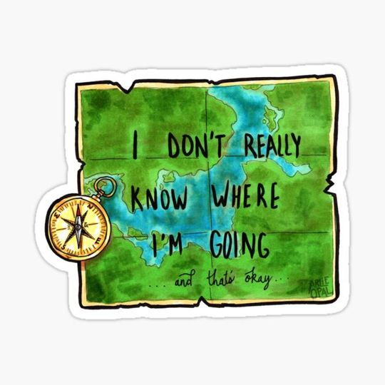 Discover And that's Okay Marker Illustration