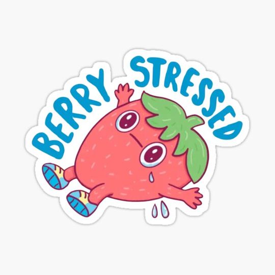 Discover Berry Stressed Mental Health Strawberry