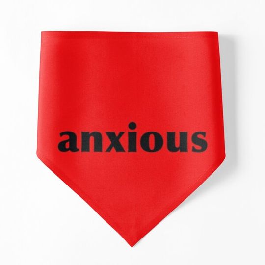 Discover Simple red “anxious” for dogs, cats, etc